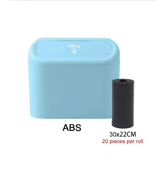 Autós szemetes ládika fedéllel, akaszthatómini tálca, szemetes, szemetesdoboz, szemetes autó belső tárolótok, szemetes, tolókocsi, autós kiegészítők